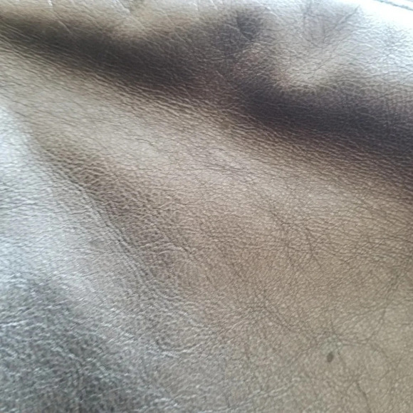 Coach Silver Grey Crossbody Bag  Satchel Leather - Picture 8 of 14